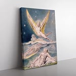 Big Box Art William Blake Night Startled by The Lark Canvas Wall Art Print Ready to Hang Picture, 76 x 50 cm (30 x 20 Inch), Multi-Coloured