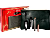 L Oreal L~Oreal Set (Mascara False Lash Bambi Eye Extra Black + Le Khol Midnight Black 101 + Pochette)