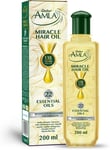 Dabur Amla Indian Gooseberry Miracle Hair Oil for Natural Beautiful Hair 200ml