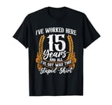 Employee Anniversary 15 Years Of Service T-Shirt