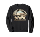 Amoosement Park Funny Moose Sweatshirt