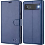 OCASE for Google Pixel 6A Case,Premium PU Leather Wallet Phone Case with [Card Holder][TPU Inner Shell][RFID Blocking] Shockproof Flip Cover for Google 6A 5G 6.1 inch 2022,Blue