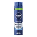 Nivea Hommes Gel à Raser Potect Soin Avec Aloe Vera 200ml 3er Pack