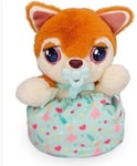 GG143	Mini chien en peluche Baby Paws dans un sac avec son 15 cm