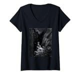 Womens Don Quixote by Gustave Dore V-Neck T-Shirt