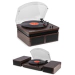 Fenton 102.149 RP168DW Record Player with Speakers and Bluetooth