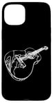 Coque pour iPhone 15 Plus Guitariste de croquis de guitare acoustique