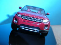 Land Rover Evoque 3 door in Firenze Red  Dealer model IXO MODELS New 1:43 rd.