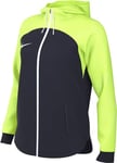 Nike Femme Veste À Capuche W Nk Df Strk23 Hd Trk Jkt K, Obsidienne/Volt/Barely Volt/White, DR2573-452, 2XL