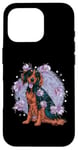 iPhone 16 Pro Cute Irish Setter dog with flowers Case