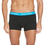 JACK & JONES Men's Jacrich Trunks 2 Pack Noos Boxer Shorts, Surf the Web/Detail:blue Jewel, L