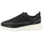 Geox Femme D Allénie Basket, Noir, 39 EU