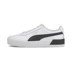 PUMA Women's Carina L Sneaker, White White Black Silver, 4.5 UK