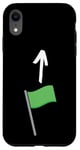 Coque pour iPhone XR Drapeau vert amusant pour anniversaire de mari et femme