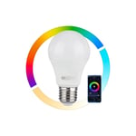 V-tac - Ampoule led E27 11W A60 Compatible avec Google Home et Amazon Alexa Via App Smart rgb et 3-en-1 Dimmable