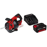 Einhell Furet déboucheur de canalisations sans fil TE-DA 18/760 Li-Solo PXC (18 V, Li-Ion, long flexible spiralé de 7,6 m pour canalisations de diamètre 16 à 55 mm) avec Chargeur et Batterie 4,0Ah