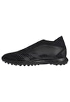 adidas Unisex Predator Accuracy.3 Laceless Turf Boots Sneaker, core Black/core Black/FTWR White, 9 UK