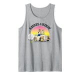 Laurel & Hardy Comic Book Driving Car Tank Top