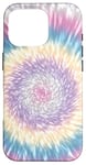 iPhone 16 Pro Pretty Tie Dye in Pink, Blue, Yellow & Purple Pastel Colors Case