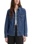 Levi's Women's Iconic Western Shirt, Air Space 3, XL