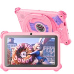 Tablette Enfants 7 Pouces Android 10 Tablette avec GMS Certified 2 GB RAM 32GB ROM WiFi Tablette Educative pour Enfant Applications Pré-Installé Contrôle Parental Tactile Tablette avec Kid-Proof Étui