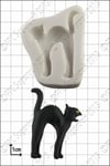 Silicone mould Black Cat | Food Use FPC Sugarcraft FREE UK shipping!