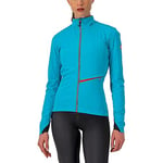 CASTELLI 4521540-086 GO W JKT Women's Jacket Sky Blue/Fiery Red L