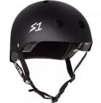 S-One Trottinette Stunt Skate Inliner Enfant Casque Noir Mat Mini XS (46,9cm)