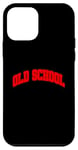 Coque pour iPhone 12 mini Graphique rouge Old School Red Graphic