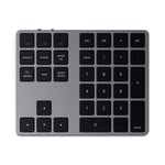 Satechi SLIM Wireless Numeric Keypad Keyboard with macOs Shortcut Keys, Grey