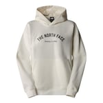 THE NORTH FACE Women's Varsity Graphic Hooded Sweatshirt, White Dune, L