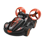 PPITVEQ 2-in-1 Small Amphibious Remote Control Car Racing High-speed Drifting Electric Toy Car, Waterproof Stunt Remote Control Car, Four-wheel Drive Water Amphibious Remote Control Car