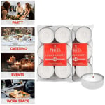 Prices Large Maxi TeaLight Night Lights 10 HOUR LONG BURN Candles- Pack of 12