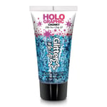 Glitter Me Up Holographic Face & Body Glitter Gel Cosmic Blue