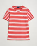 Polo Ralph Lauren Custom Slim Fit Striped T-Shirt Spring Red/White