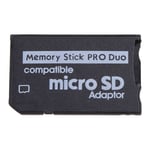 Adaptateur Pour Clé Mémoire Psp,Micro Sd Tf Vers Memory Stick Pro Pour Carte Duo Pour Appareil Photo Portable Sony Handycam Support S