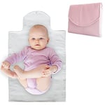 Master Baby Home Matelas à langer portable en similicuir Collection Cercles Confort et style pour changer les couches n'importe où