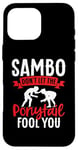 iPhone 16 Pro Max Sambo Girl Female Wrestler Training Sambo Wrestling Case