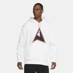 Show some altitude in the Jordan Winter Utility Fleece Sweatshirt. Made from mid-weight fleece that's brushed for softness, this hoodie is warm, relaxed and layers easily under a jacket. Men's Pullover Hoodie - White