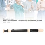 (Black )8 Hole Recorder Detachable Soprano Recorder Musical Instrument With GFL