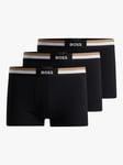 BOSS Motion Trunks, Pack of 3, Black