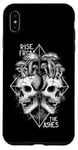 Coque pour iPhone XS Max Motif tête de mort unique Rise from the Ashes