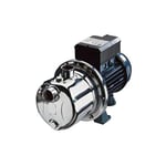 Pompe électrique auto-aspirante série JEX M/A 80 en acier inoxydable pour la pressurisation et l'approvisionnement en eau domestique 0,6 kW et 0,8 CV Bleu (référence : 1665040000)