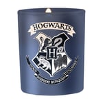 OFFICIAL HARRY POTTER HOGWARTS CASTLE CANDLE IN DECORATED GLASS HOLDER