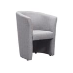 Fauteuil Cabriolet tissu gris - CABRI