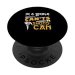 In A World Of Can'ts Be A Shoto-Can Cool Shotokan Karate Fan PopSockets Adhesive PopGrip