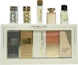 Michael Kors Fragrance Gift Set 5ml Gorgeous! EDP + 4ml Wonderlust EDP + 5ml Sexy Amber EDP + 5ml Pour Femme EDP + 5ml Pour Homme EDP