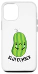 Coque pour iPhone 12/12 Pro Blue-cumber Funny Concombre Pun