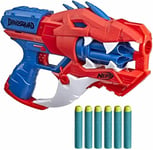 Nerf DinoSquad Raptor-Slash Dart Blaster 6-Dart Rotating Drum lam Fire