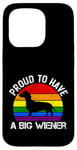 Coque pour iPhone 15 Pro Rainbow LGBT Love Weiners Dogs Love Love Funny Gay Man Pride Fun